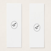 Créez L'Un De Vos signets (Devant & derrière)