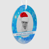 Créez Noël de photo de bébé (devant)