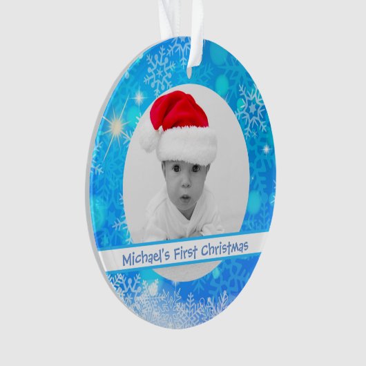 Créez Noël de photo de bébé (devant)