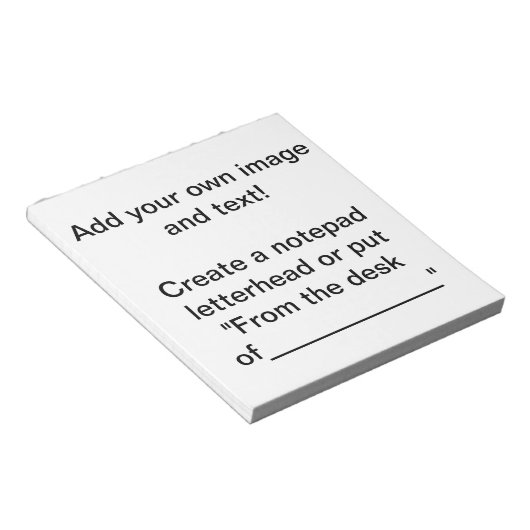 Créez un Bloc-notes ! (Incliné)