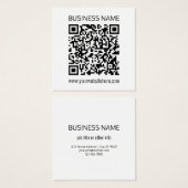 Créez un code QR professionnel instantanément avec (Devant & derrière)