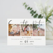 Créez un élégant faire-part de save the date de fi (Debout devant)