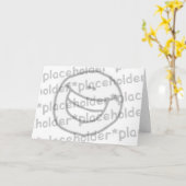 Créez un modèle horizontal de carte (Fleur jaune)