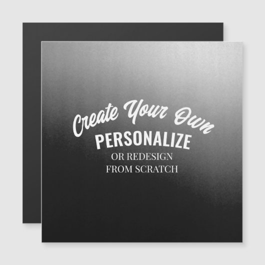 Créez une carte magnétique entièrement Customisée (Devant / Derrière)