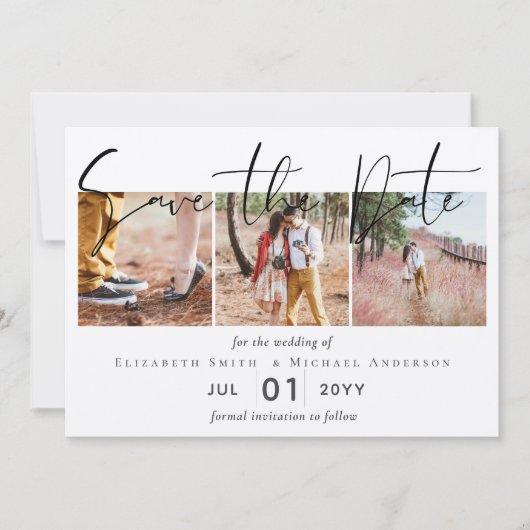 Créez une carte "Save the Date" de fiançailles rus (Devant)