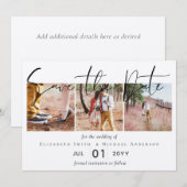 Créez une carte "Save the Date" de fiançailles rus (Devant / Derrière)