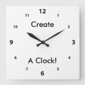 Créez Une Horloge Personnalisée 4 ! (Recto)