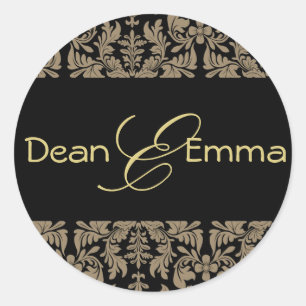 Créez vos autocollants autocollants design baroque