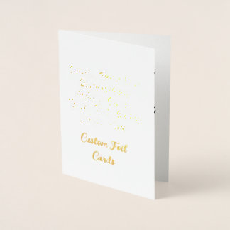 Créez Vos Cartes à Foil Personnalisées et Sur Mesu