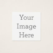 Carte de visite Carré : 6,4 cm x 6,4 cm (Devant)