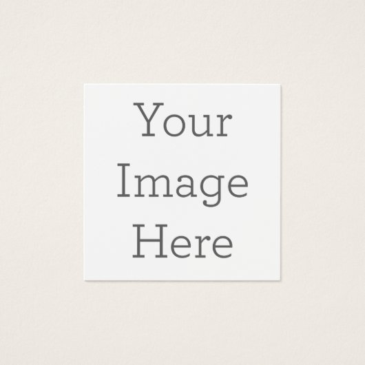 Carte de visite Carré : 6,4 cm x 6,4 cm (Devant)