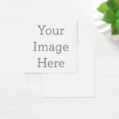 Carte de visite Carré : 6,4 cm x 6,4 cm (Bureau)