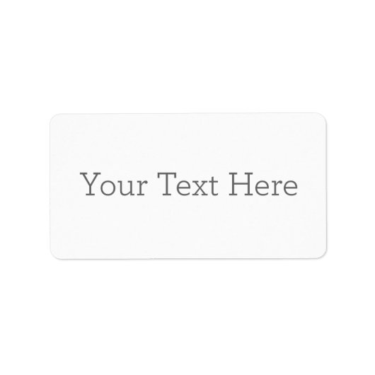 Étiquettes d'adresse (Devant)