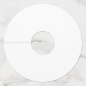 Étiquetes Ronde, Mat signature pour verre à vin (Dos)