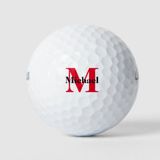 Créez vos propres balles de golf à monogramme (Devant)