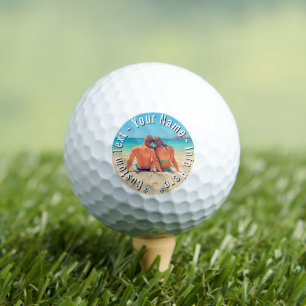 Créez vos propres balles de golf photo Cadeau Text