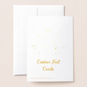 Créez Vos Propres Cartes à Feuille Personnalisées (Derrière avec enveloppe)