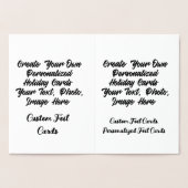 Créez Vos Propres Cartes à Feuille Personnalisées (Intérieur)