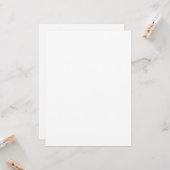 Créez vos propres cartes d'anniversaire blanches (Devant/Arrière en situation)