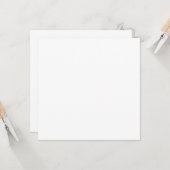 Créez vos propres cartes d'anniversaire blanches (Devant/Arrière en situation)
