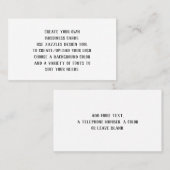 Créez vos propres Cartes de visite Customisés (Devant / Derrière)