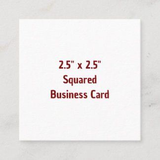 Créez vos propres cartes de visite mates 2,5" x 2,