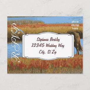 Créez vos propres cartes postales RSVP de mariage