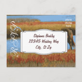 Créez vos propres cartes postales RSVP de mariage (Devant)