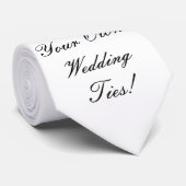 Créez vos propres cravates de mariage pour vos gar (Roulé)