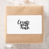 Créez vos propres Étiquettes (CYO) (En situation)