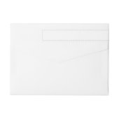 Étiquette longue Adresse expéditeur, Classique : 2.5 cm x 18,4 cm (Dos)