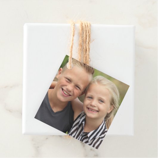 Créez vos propres étiquettes de cadeau photo (En situation)
