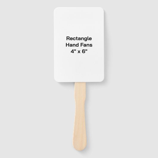 Créez vos propres éventails rectangulaires à main (Devant)