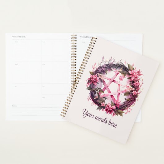 Créez vos propres fleurs rose Pentacle (Devant avec enveloppe)
