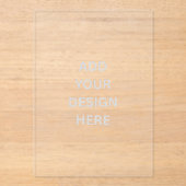 Créez vos propres invitations acryliques de qualit (Recto)