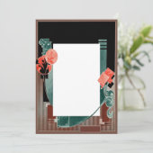 Créez vos propres invitations - Art Déco (Debout devant)