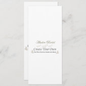 Créez vos propres invitations de mariage 4" x (Devant / Derrière)