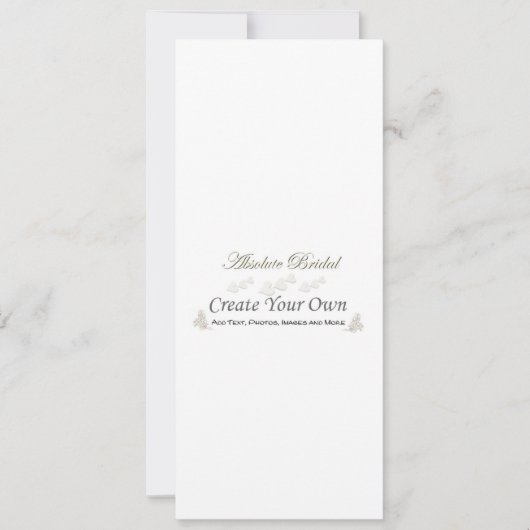 Créez vos propres invitations de mariage 4" x (Devant)
