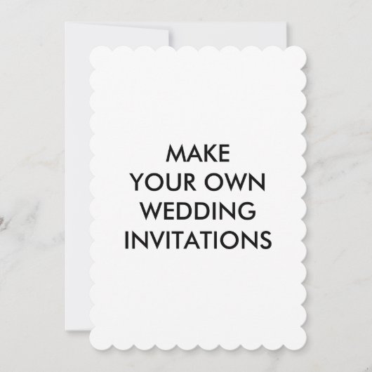 Créez vos propres invitations faites sur commande (Devant)