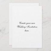 Créez vos propres invitations faites sur commande (Devant / Derrière)