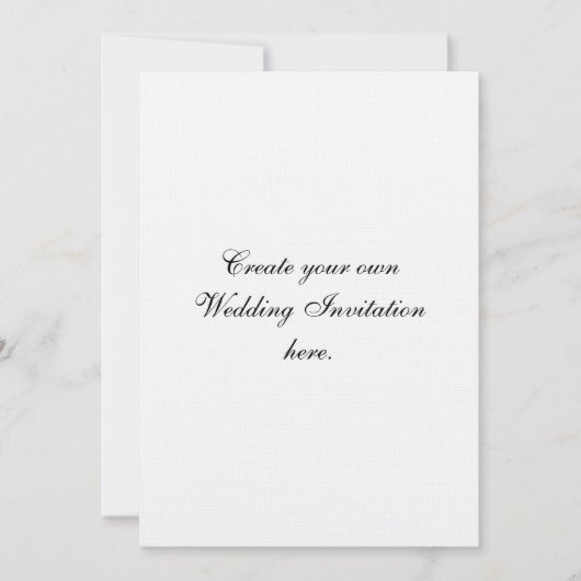 Créez vos propres invitations faites sur commande (Devant)