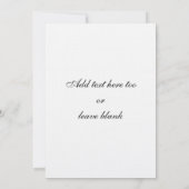 Créez vos propres invitations faites sur commande (Dos)