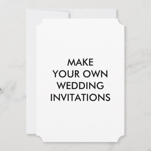 Créez vos propres invitations faites sur commande (Devant)