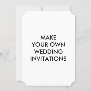 Créez vos propres invitations faites sur commande