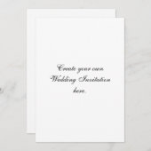 Créez vos propres invitations faites sur commande (Devant / Derrière)