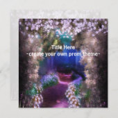 Créez vos propres invitations Prom (Devant / Derrière)