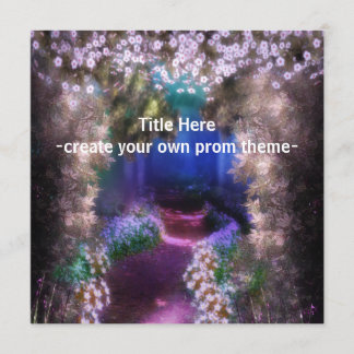 Créez vos propres invitations Prom