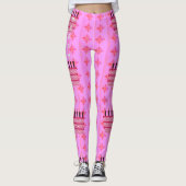 Créez vos propres Leggings Amusants Anniversaires (Devant)