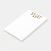 Créez vos propres notes Post-it 4"x6" (Incliné)