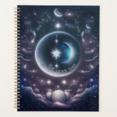 Créez vos propres nuages roses et lune d'argent (Devant)